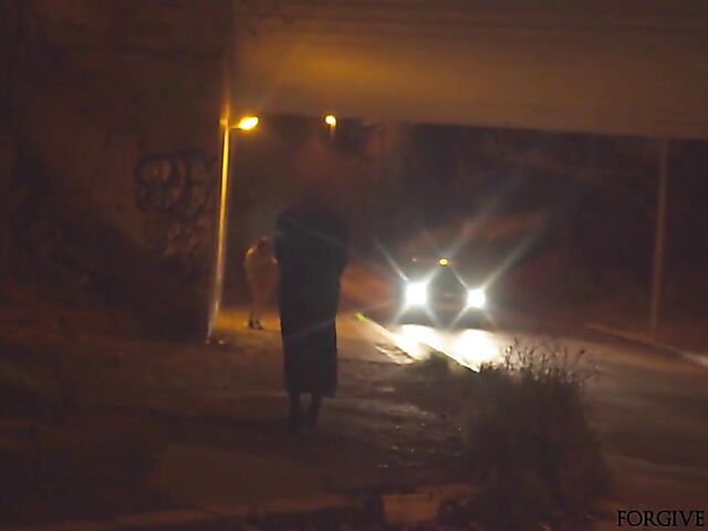 Naive slut gets picked up and fucked by the fake priest for 1000 euro