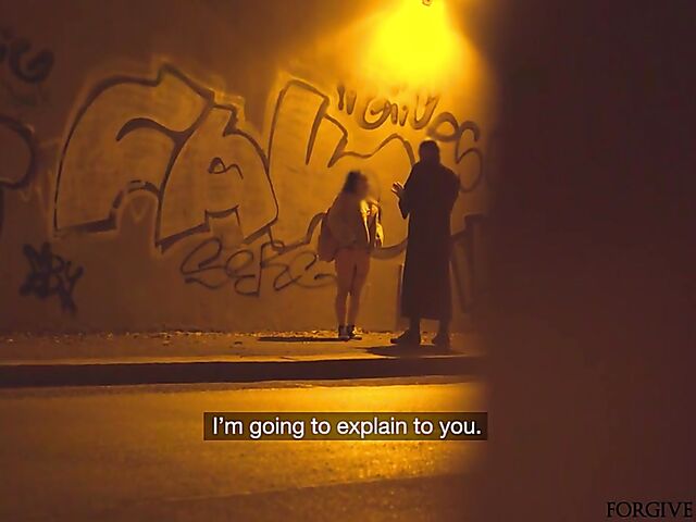 Naive slut gets picked up and fucked by the fake priest for 1000 euro