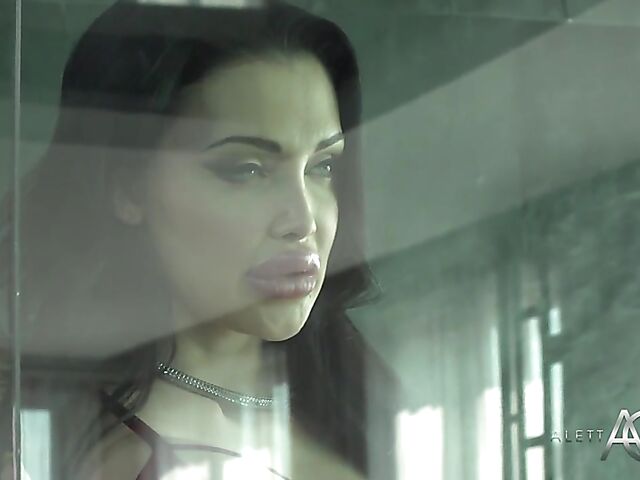 Huge titted Aletta Ocean anal in high heel boots