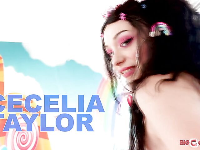 Nice POV blowjob from petite Cecelia Taylor