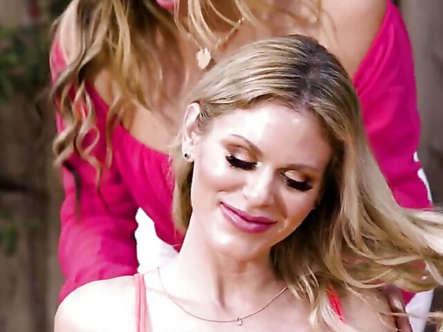 MILF big tits threesome with Julianna Vega and Casca Akashova