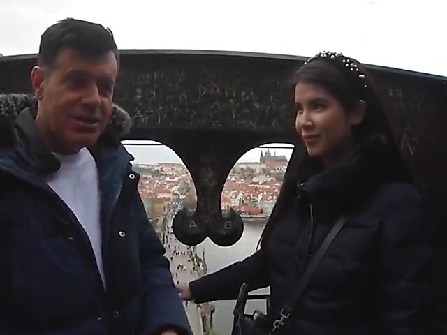 Mia Trejsi - Lingerie fuck in red bodystocking