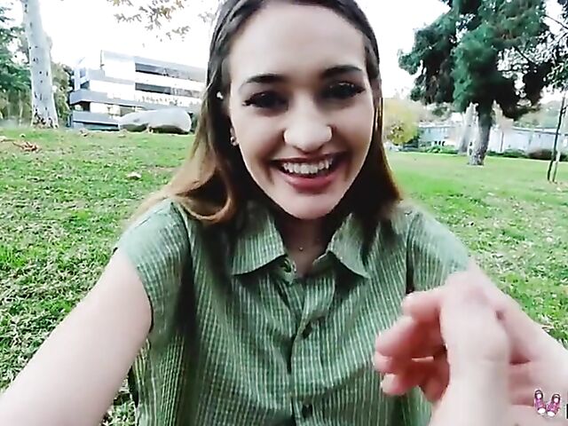 Sera Ryder - Smiling petite teen POV style fuck