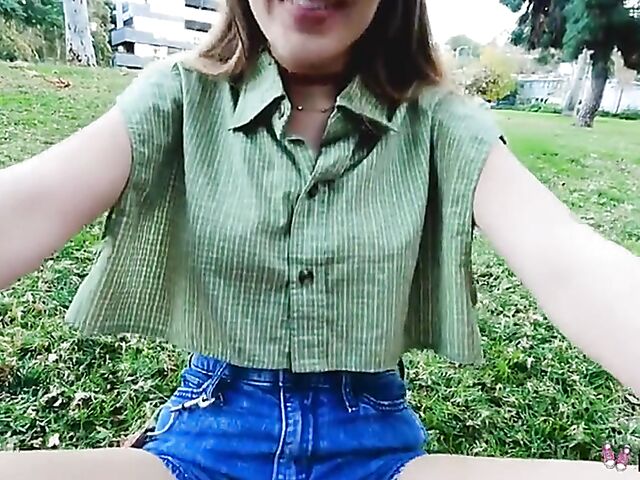 Sera Ryder - Smiling petite teen POV style fuck