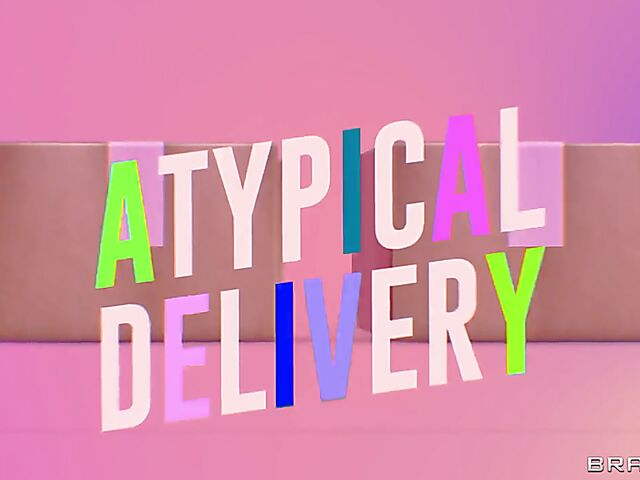 Natural tits teen Angel Youngs seduces the delivery guy into fucking her wet cunt