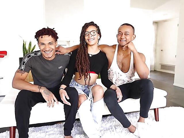 Exotic MMF bisexual threesome with Martavis Ray, Apollo Parker and Laylani Wyld