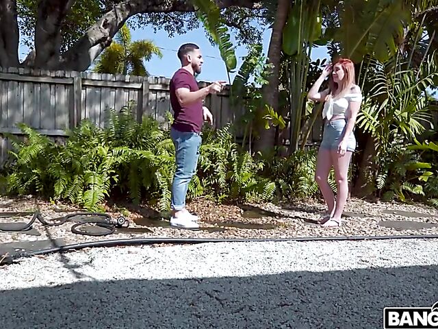 Spying on Savannah Siren's natural pierced tits and creaming her pussy in bed