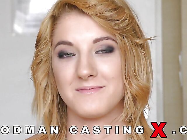 Leona Green's casting anal with Pierre Woodman