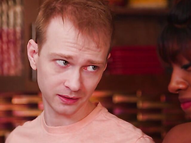 Busty ebony white boy interracial fucking with MILF Ebony Mystique