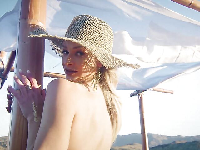 Emma Hix's Playboy Plus erotic solo in the mountains