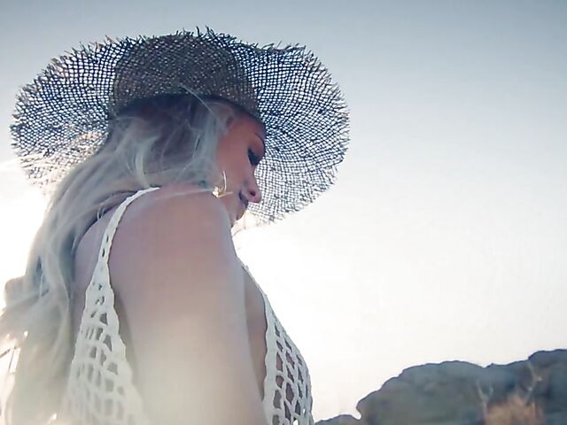 Emma Hix's Playboy Plus erotic solo in the mountains