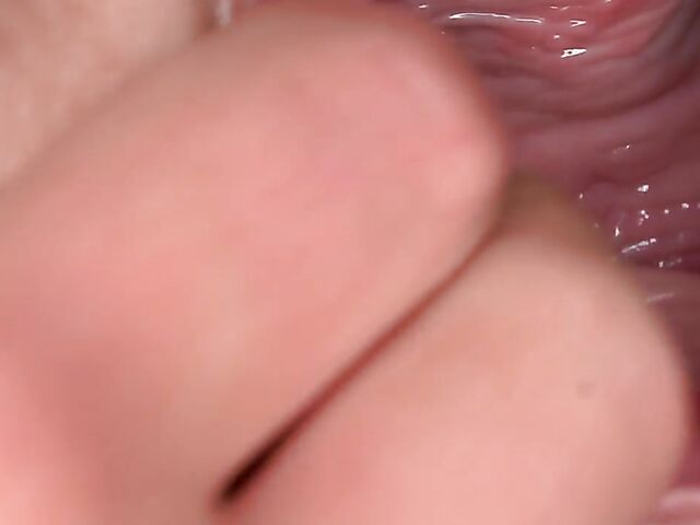 Lesbian pussy gape with Sydney Love and Claudia