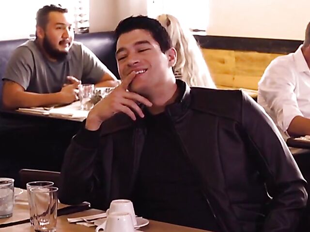 Skinny ebony Ana Foxxx is ready to share that white cock with Romi Rain