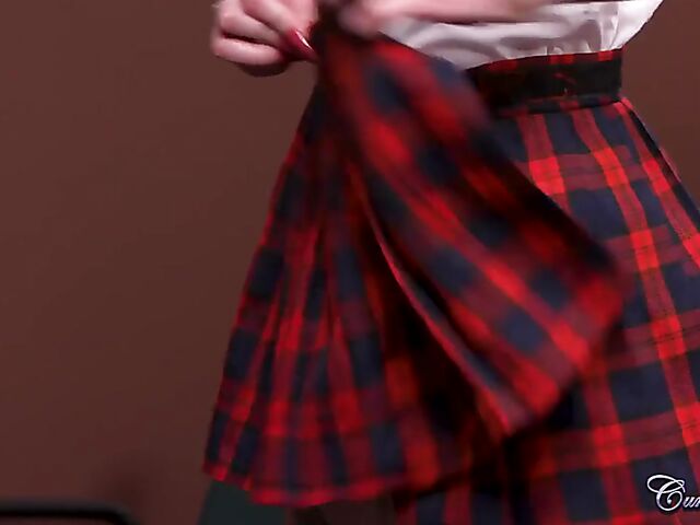 Kitten - Skinny schoolgirl facial with her teacher