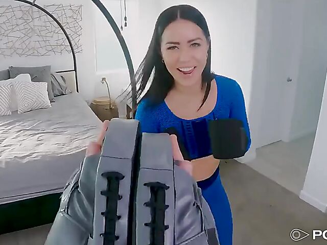 Boxing and POV fucking with sweety pretty Alina Lopez