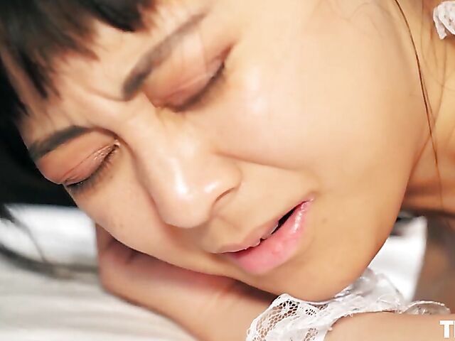 Akari Suka - Asian maid solo with a vibrating dildo