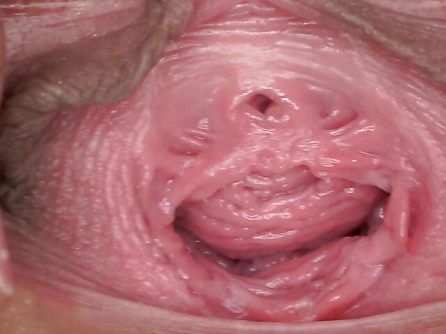 Gape pussy solo and extreme close-ups on the stairs with Marisa