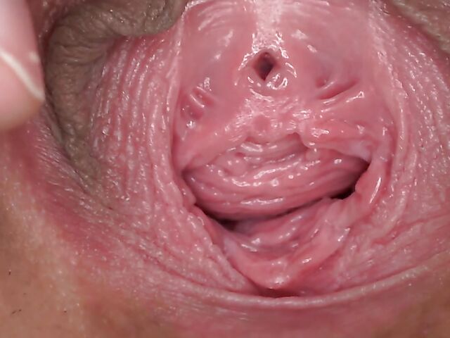 Gape pussy solo and extreme close-ups on the stairs with Marisa