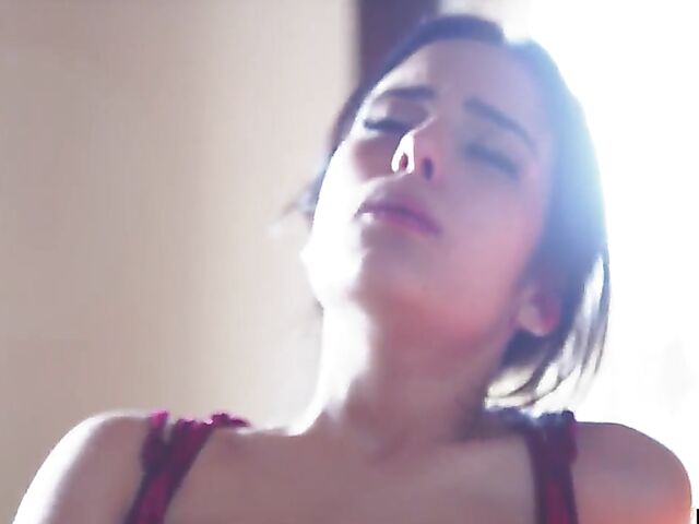 Thong fuck with young sinful brunette Maria Wars