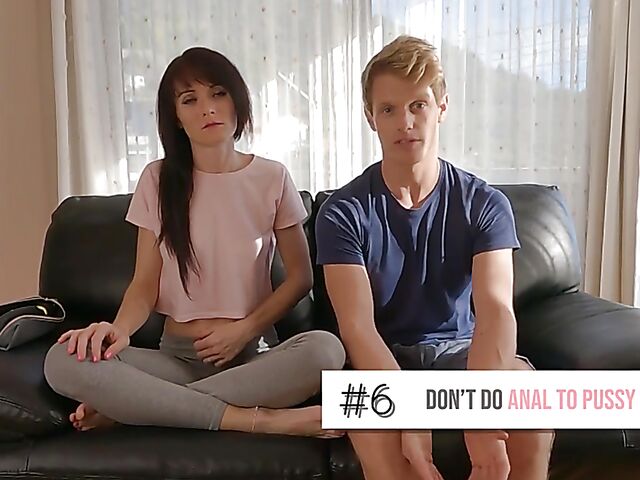 Bruce & Nicole - Real-life couple anal and kitchen BJ