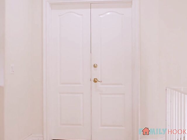 Horny stepsis Natalie Knight caught masturbating in the shower