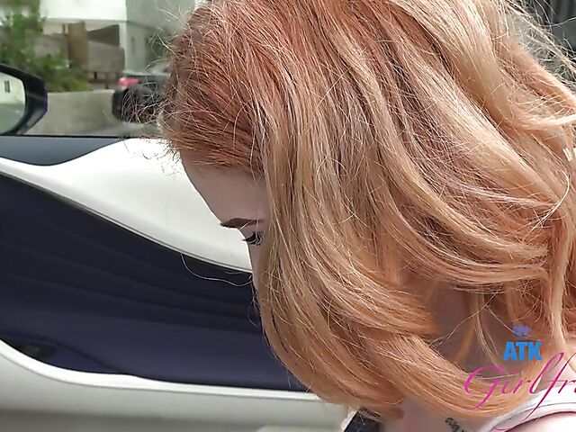 POV style sex adventure with redhead girlfriend Scarlet Skies