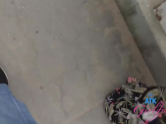 POV style sex adventure with redhead girlfriend Scarlet Skies