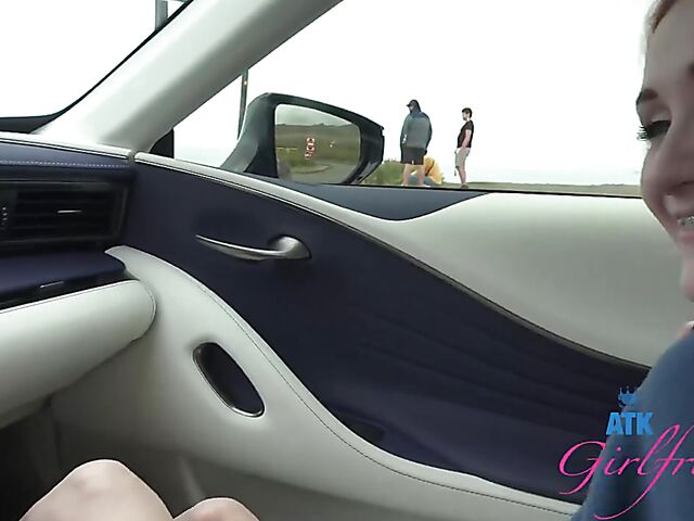 POV style sex adventure with redhead girlfriend Scarlet Skies