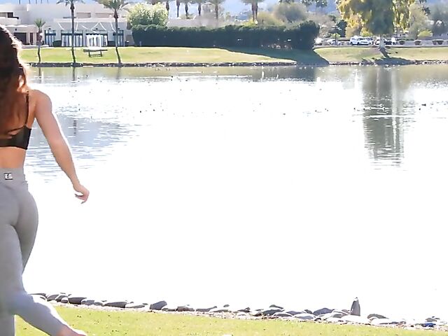 Hot looking fitness babe Kara loves sex toys so much