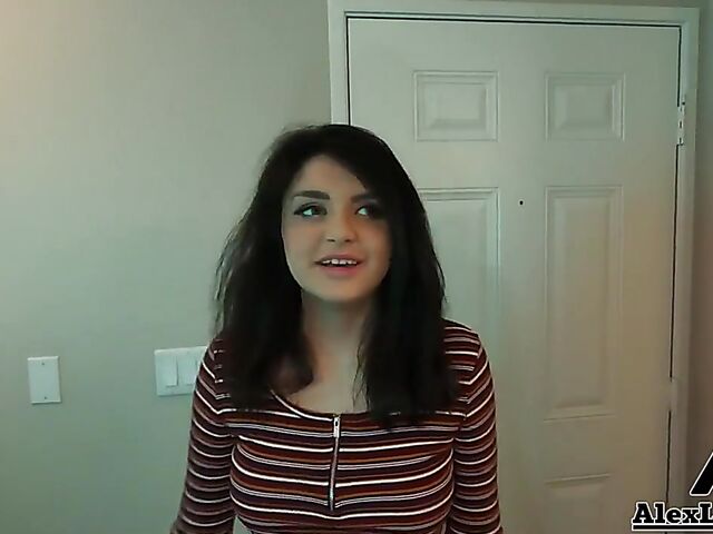 POV hairy pussy fuck with raven-haired Leda Lathoria