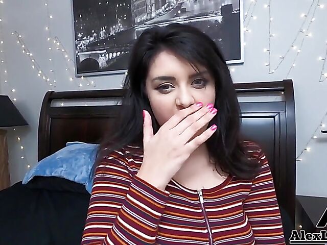 POV hairy pussy fuck with raven-haired Leda Lathoria