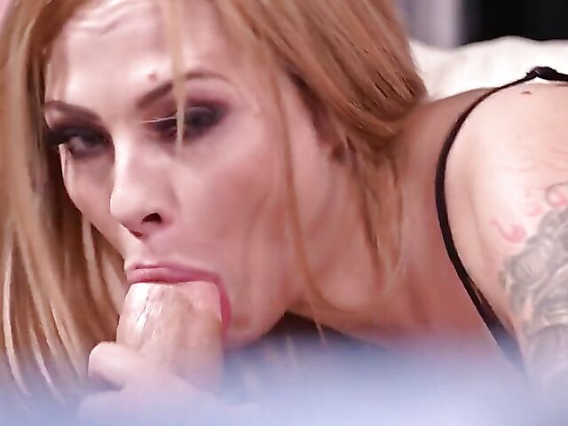 Dominno - Big tits milf threesome with two hard cocks