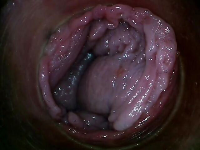 Tiny Tina - Camera inside pussy in the car