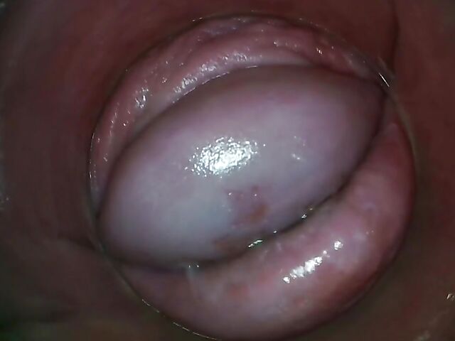 Tiny Tina - Camera inside pussy in the car