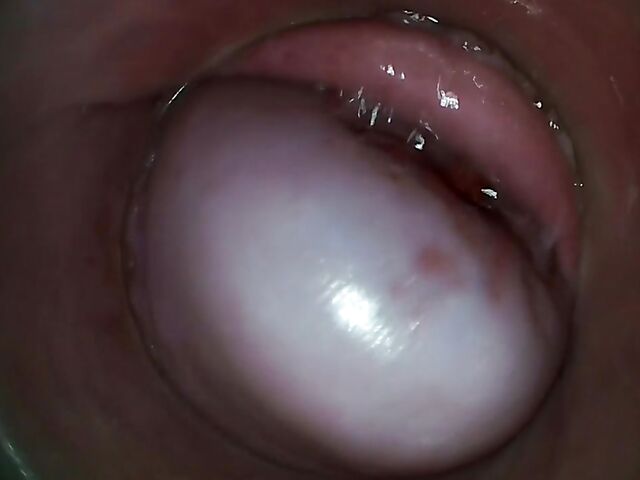 Tiny Tina - Camera inside pussy in the car