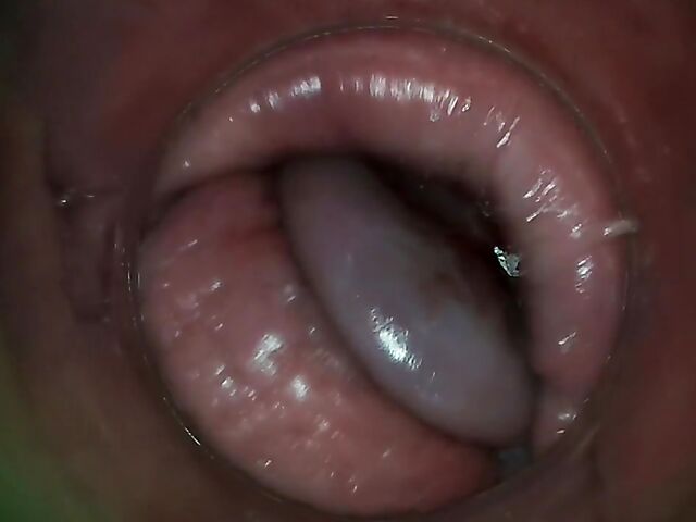 Tiny Tina - Camera inside pussy in the car