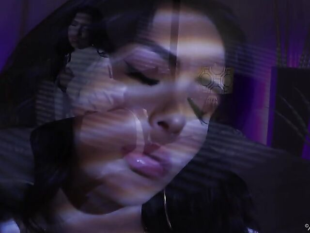 Jane Wilde - Brunette babe in lingerie fingering herself in her bedroom after dark