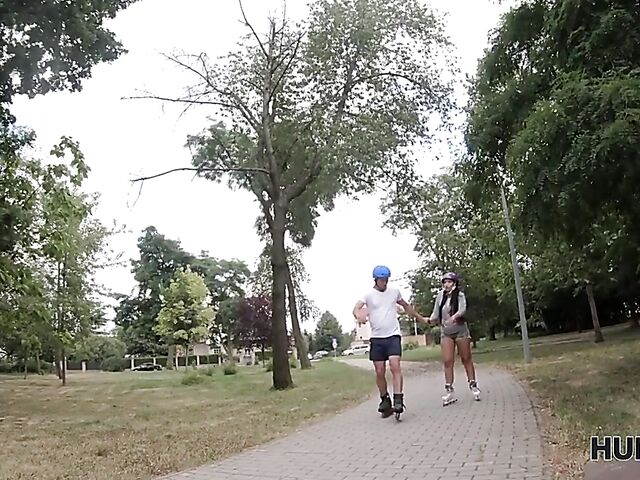 Fuck my girlfriend for money roleplay porn with hot skater girl Jennifer Mendez