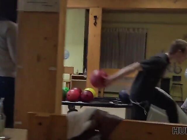 Morgan Rodriguez - Public sex for cash in a bowling place with not his girlfriend