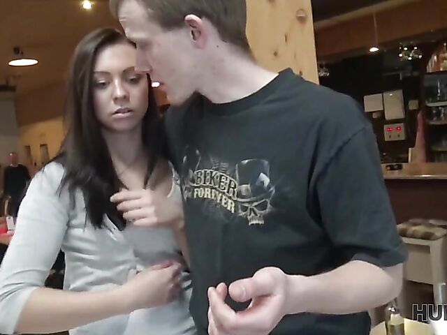 Morgan Rodriguez - Public sex for cash in a bowling place with not his girlfriend