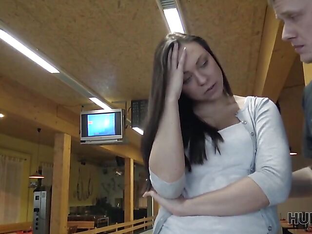 Morgan Rodriguez - Public sex for cash in a bowling place with not his girlfriend