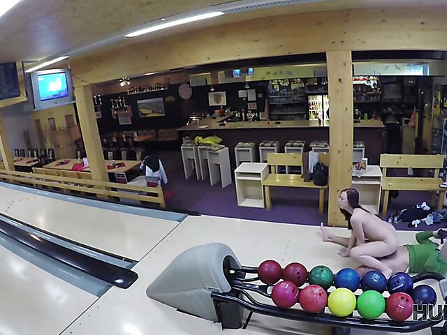 Morgan Rodriguez - Public sex for cash in a bowling place with not his girlfriend