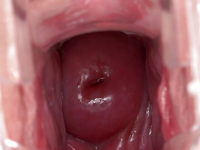 Adorable Sydney Love's wide open pussy with a speculum