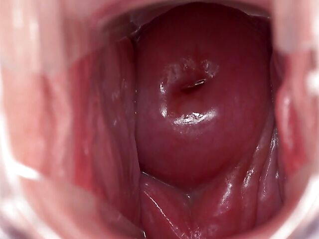 Adorable Sydney Love's wide open pussy with a speculum