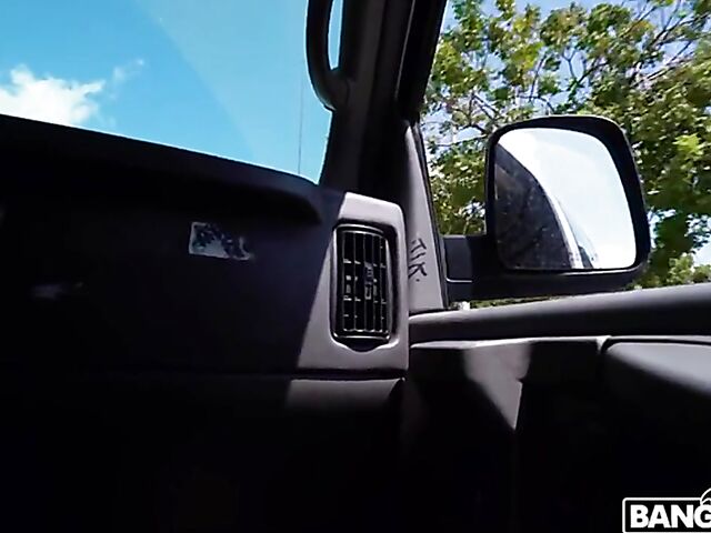 Van fuck for money in Florida with naive small tits girl Emma Sirus