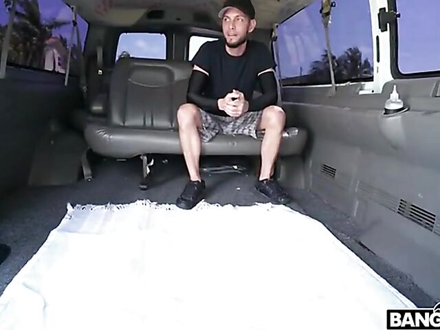 Van fuck for money in Florida with naive small tits girl Emma Sirus