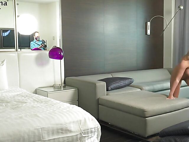 Asian guy white girl porn backstage with Kayley Gunner