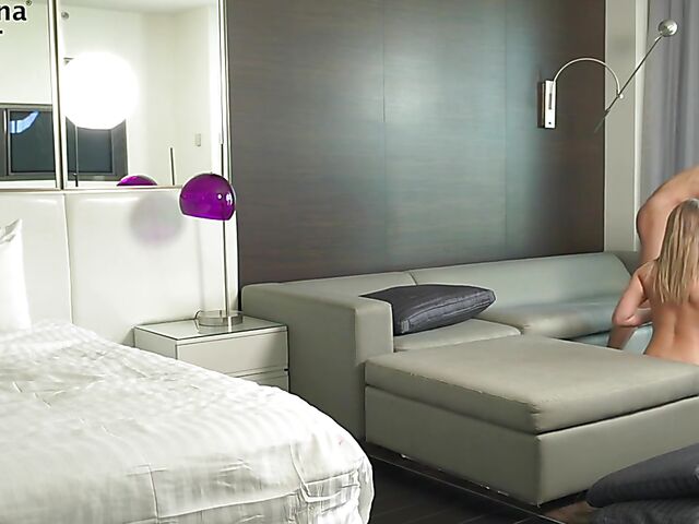 Asian guy white girl porn backstage with Kayley Gunner