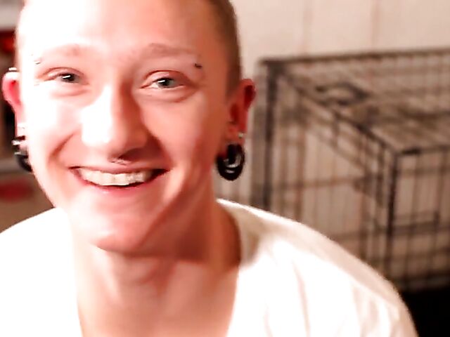 Bisexual femdom threesome with Mistress Blunt and her slaves Robin Ohara and Riley Ocean