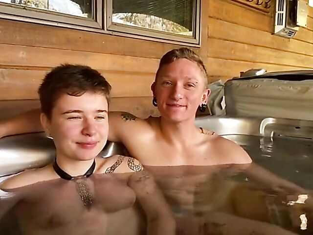 Bisexual femdom threesome with Mistress Blunt and her slaves Robin Ohara and Riley Ocean